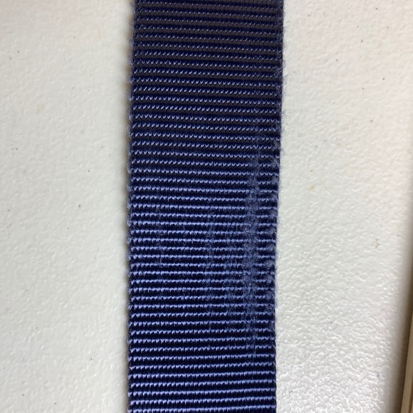 Mountain Khakis Web Belt Mens 41 Slate Blue Gorpcore Cinch Metal Buckle Outdoor - Picture 4 of 7